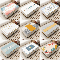 Coffee table mat waterproof and anti-scalding simple modern pvc table mat living room Net red marble tablecloth oil-proof disposable