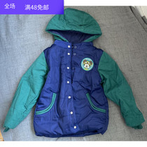 Foreign trade original single autumn winter boys baby pure cotton gush jacket cotton with cap cotton padded jacket for outgoings