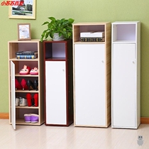 Susu single door slit shoe cabinet 40cm long small household door wide 30 shoe rack multi-layer narrow high simple fan