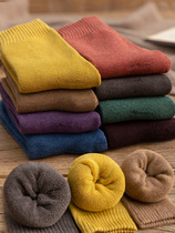 Thick stockings Womens winter plus velvet stockings winter warm and cold-resistant cotton socks towel socks thick socks winter socks