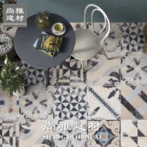 Hand-painted tiles Cement gray painted tiles Antique tiles Kitchen bathroom Balcony wall tiles Floor tiles Simple tiles