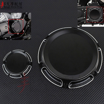  Motorcycle accessories Harley XL883 engine left and right side cover Motorcycle hood black knife cut sporter