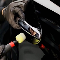 Taiwan conical polished sponge head coarse in fine details polished tool Supplies flexible shaft accessories Electric turn polished 6mm