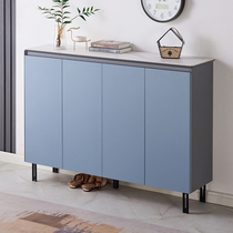 Light luxury shoe cabinet home door large capacity entrance hall cabinet Net red porch with light porch cabinet against wall storage locker