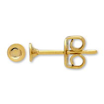 Your expensive and production house kiwa Japan imported handmade DIY accessories 14k gilded flat adhesive disc earrings earrings earrings