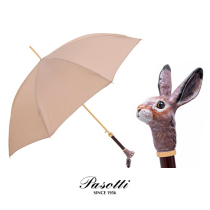 Pasotti Italian handmade umbrella double umbrella gift flower Sha Di creative straight handle rabbit model
