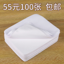 100 sheets of ultra fine fibre glasses cloth wholesale Korea wiping mirror cloth customized white wipe mobile phone screen cleaning cloth