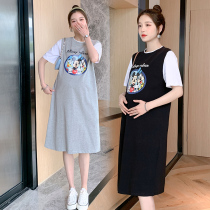 Pregnant Women summer coat 2021 New Net red Foreign Air summer skirt senior temperament pregnant women dress summer