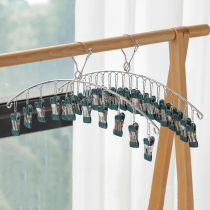 Multifunction windproof clothes hanger Home Multi-clip lingerie special frame baby clothing clotheshorse Clotheson Socks God