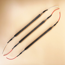 Radiating fin heating tube straight strip wire dry burning electric heat bar breeding insulated heating low temperature hatching 220v150w