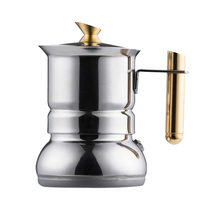 Italian GAT Amore Italian classic moka pot stainless steel coffee maker stove dual-purpose coffee machine