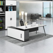 President manager single computer desk boss table simple modern furniture desk and chair combination