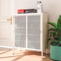 Shoes cabinet new 2021 exploits light and luxurious style Hyon-off cabinet Home door lockers Balcony Push-and-pull Mesh Door Shoe Cabinet