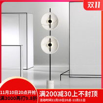 Postmodern Creative Jazz White Marble Living Room Landscape Lamp Art Bedroom Selling Building Model Floor Land Lamp