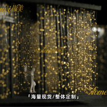 Creative Gold Coin Pendant Accessories Engineering Hotel Jewelry Store Decoration Exhibition Hall Mall Mid-air Suspended Hanging Pieces Customizable