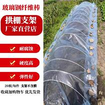  Winter flower shed Household vegetable shed Small greenhouse greenhouse skeleton greenhouse arch pole shed Large warm film simple