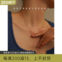 Suit 925 Pure Silver Plated Rose Gold Snownery Hollowed-out Fine Artisan Bracelet Necklace