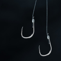 Fish hook finished Set tie line double hook Isney crucian carp hook with barbed Izu gold sleeve fishing hook fishing gear