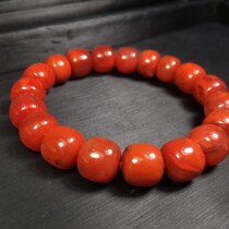 Nanhong old road Road hand string female male couple transfer single circle bead accessories full color meat persimmon red hand string