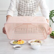 Large plastic dish cover household dining table cover dust cover fly cover sub bowl cover rectangular food Cover Cover Cover