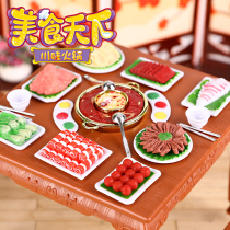 Reggie's Mini Kitchen Real Cooking Food Food Cooking River Flavor Hot Pot Simulation Food Children's Over-the-Counter Toys