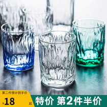 Import Bormioli Nordic Creative Colour Glass juice Drink Drink cup Home Heat-resistant tea cup gargling cup