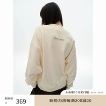 RandomPiece 2022 new 32s select all cotton behind the slogan bat sleeve loose headwear woman