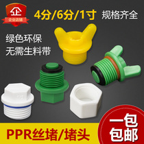 PVC external tooth plug PPR plug cap plug rib plug tooth plug wire plug water supply pipe 20 25 32 4 points 6 points