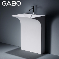 Watch Bo GABO Polymer artificial stone column basin toilet column washbasin wall-mounted art face basin 10203