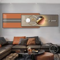 Modern light luxury double layer superimposed painting light and shadow abstract geometric living room decoration painting bedroom sofa background atmospheric hanging painting