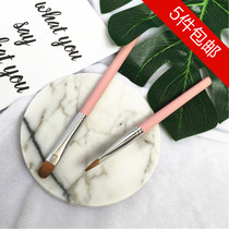 Special Price Flawless Brush Yellow Wolf Tail Animal Hair Beginner Scholar Beauty Makeup Tool Yellow Wolf Tail Green County Pure White Makeup Brush