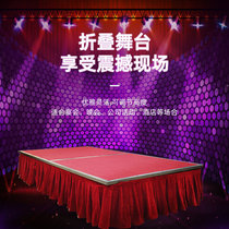 Hotel Liftable Mobile Event Folding Stage Kindergarten Indoor outdoor performance assembly t-stage small stage shelf