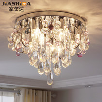 Bedroom lights warm and romantic room lights ceiling lights simple modern creative personality crystal lights European-style living room lamps