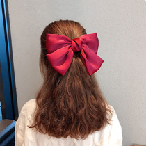 9 9 Two pieces of butterfly jacket net red 2022 new card after head clamp decorated with hair rope decoration