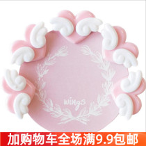 Cute Decoration Small Clip Loving Wings Teenage Girl Hearts 100 Smaller Cherry Cartoon Soft Girl Pink Perimeter Photo Clip