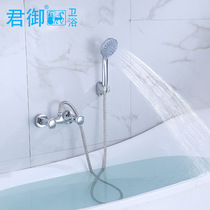 Bathroom shower simple shower set Two double control shower set double open simple shower