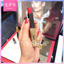 Spot European version of YSL Yves Saint Laurent autumn new matte thin tube small gold bar lipstick lipstick 09 21 23 28