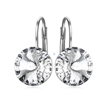 BAFFIN Fashion Crystals From Swarovski Dangle Earring Silver