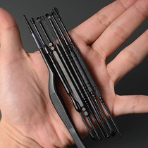 Ear Spoon Suit of Ear Spoon God Instrumental Home Adult Professional Cear Holed Ear Digging Ear Tool Tweezers Ear Spoons