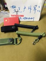 GUNFLOWER Jungauge standard wood bin platform wood bin rope telescopic key buckle ring security anti-loss rope buckle hung