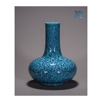 Old Tibetan Jun glaze Tianqiu vase H-5736