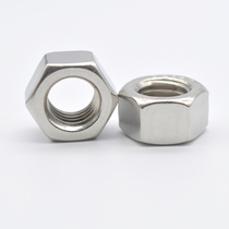 201 stainless steel hex nut nut screw cap M3 4 5 6 810 12 14 16 M30 national standard