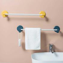 Non-perforated towel rack bathroom household bathroom rod