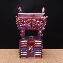 (Collection of heavy Ware) Jun porcelain Shengshi Chinese Dingguo Master Provincial Masters Wang Jianwei Gold Award