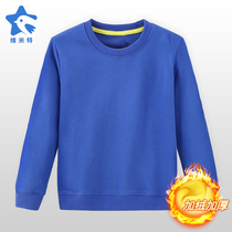 Round Neck Sweater Boys Pullover Girls Tops Childrens Clothes T-Shirts Student Performance Clothes School Uniforms Spring and Autumn Mid-Autumn Children