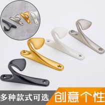 Eurostyle home hanging clothes hook wall-mounted wall clothes hat hook bedroom clothes single hook small hook toilet wardrobe