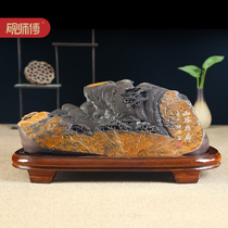 Master of Inkstone Zhaoqing Duanyan Intangible Cultural Heritage Master Yang Zhuozhong Mingkeng Works High-end Collection Three-dimensional Landscape Inkstone Wenfang Four Treasures Handmade Inkstone