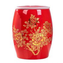 Jingdezhen rice tank ceramic with cover 20kg 10 KG 30kg rice box sealed moisture-proof insect storage rice pot household rice bucket