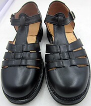  Crown 3516 factory 65 leather sandals old three cool leather shoes old cadres cool leather shoes made of cowhide