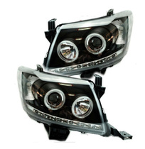 2pcs(left right) for Toyota 2012-2014 Hilux Revo vigo 6000 headlight white shell